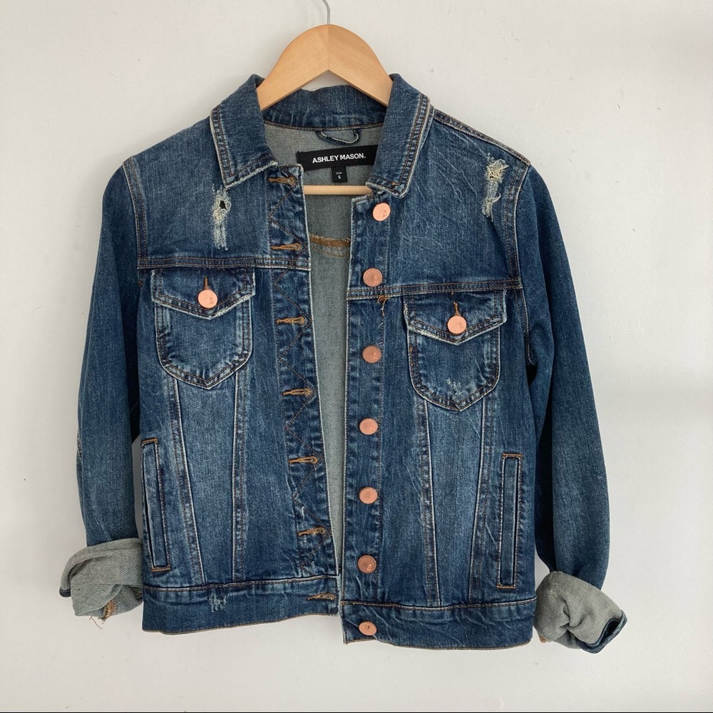 Ashley Mason Dark Wash Denim Jacket
